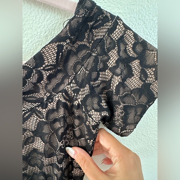 Cute lace with nude lining dress. - Picture 2 of 3